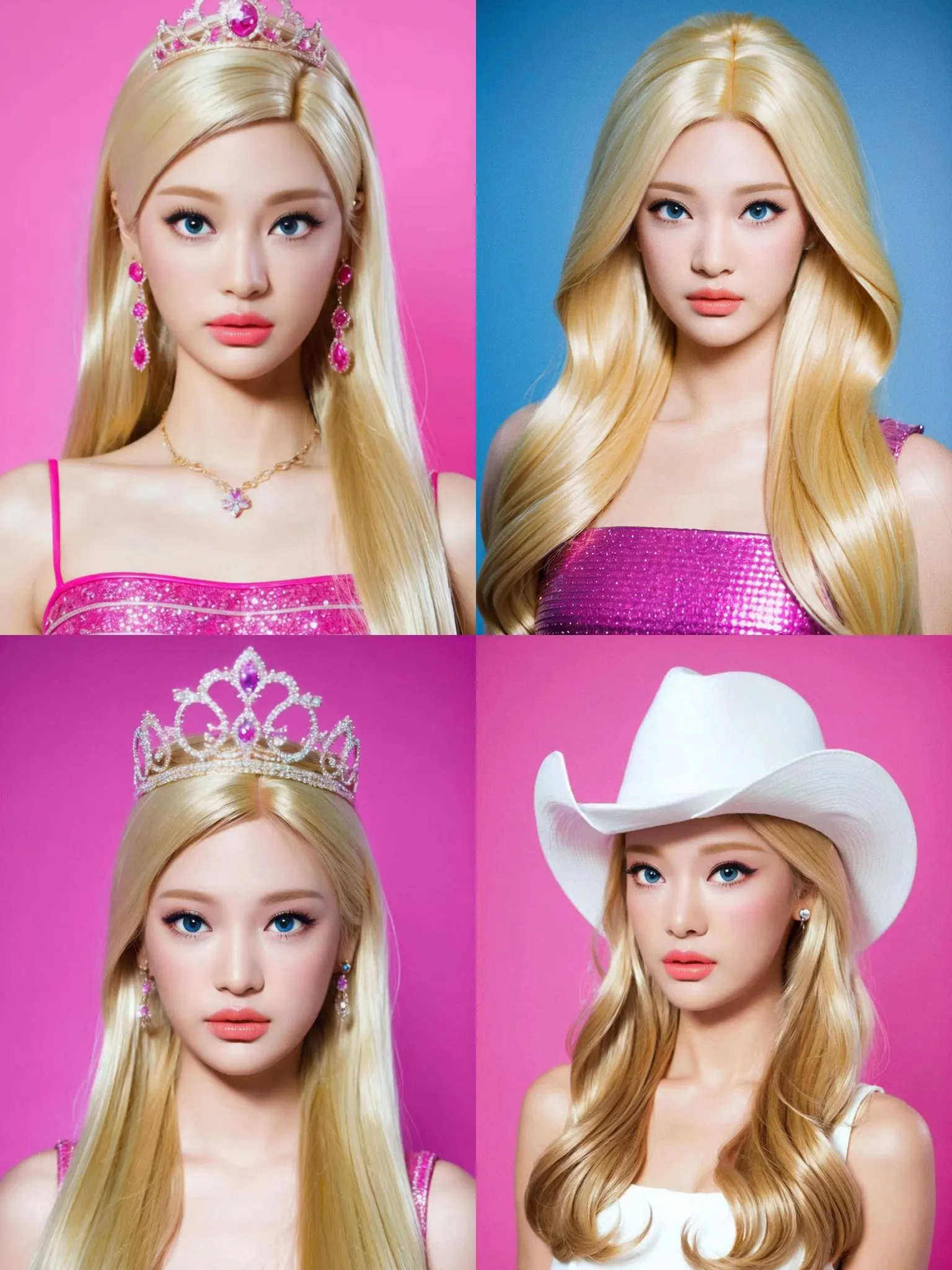 foto ai Ningning aespa ala Barbie