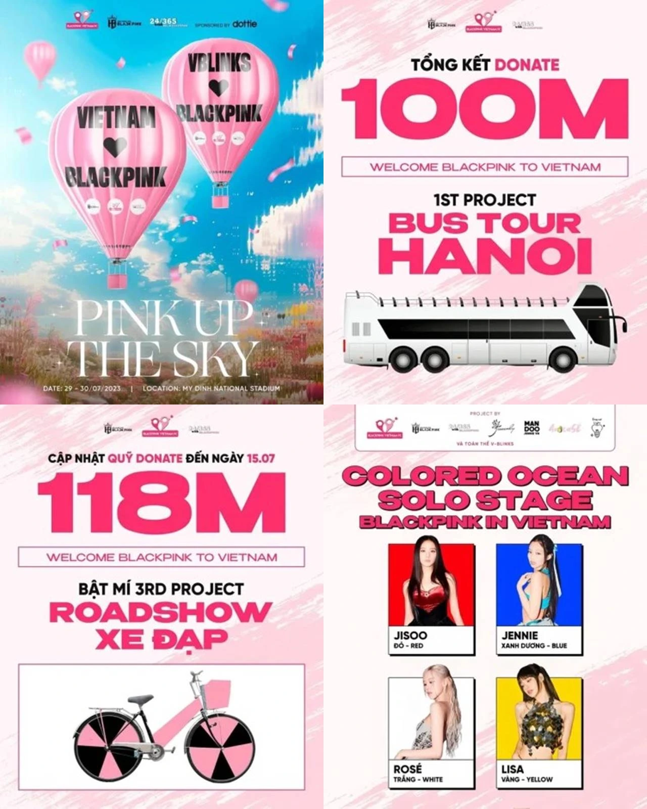 Fans Vietnam Siapkan Beragam Projek Skala Luar Biasa Sambut Kedatangan BLACKPINK