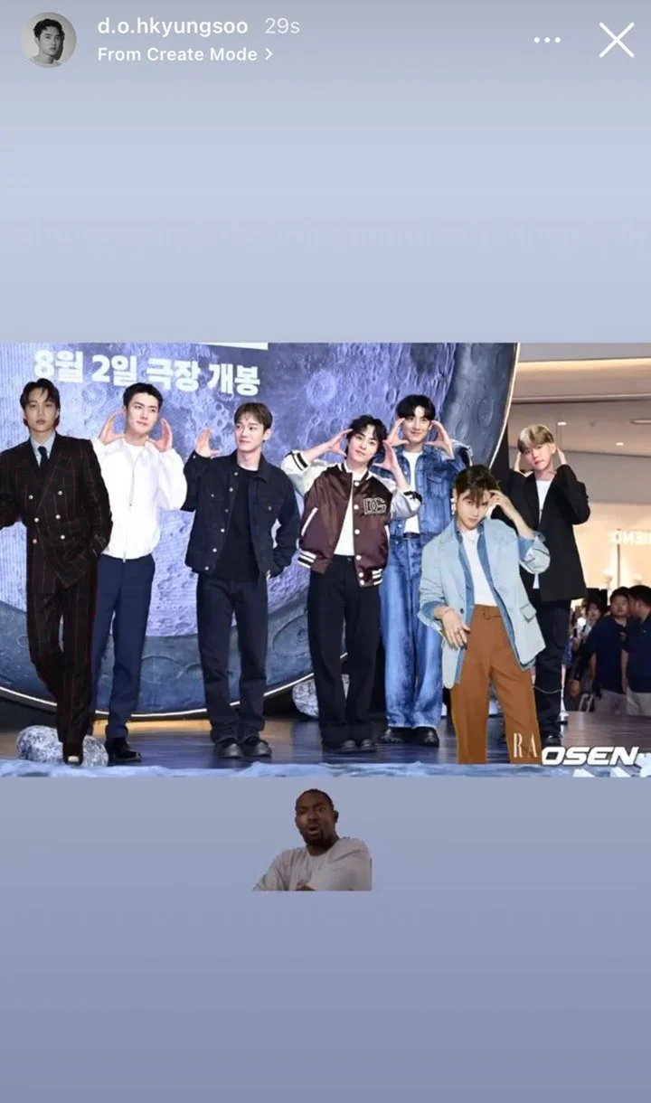 Niat Banget, D.O. Maksa EXO OT8 Termasuk Kai Muncul di VIP Premiere \'The Moon\'