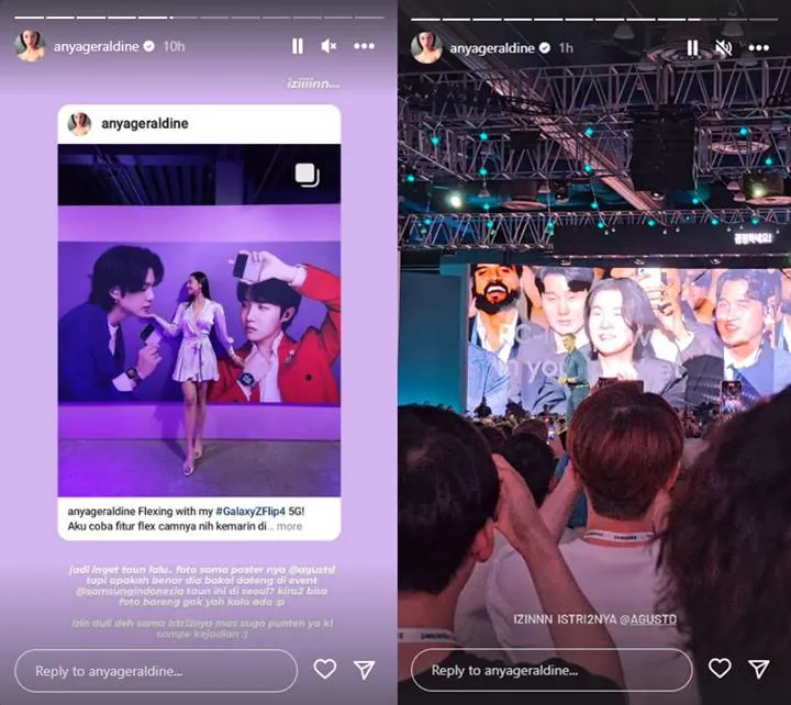 Anya Geraldine Ketemu Suga BTS, Sudah Minta Izin Buat Foto Bareng Anya Geraldine Ketemu Suga BTS, Sudah Minta Izin Buat Foto Bareng
