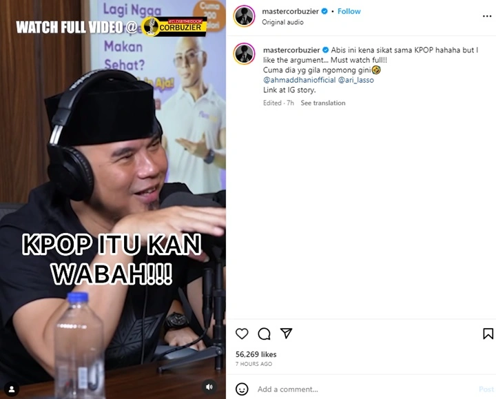 Ahmad Dhani Dirujak Netizen Usai Klaim Musik K-Pop Sebagai Wabah
