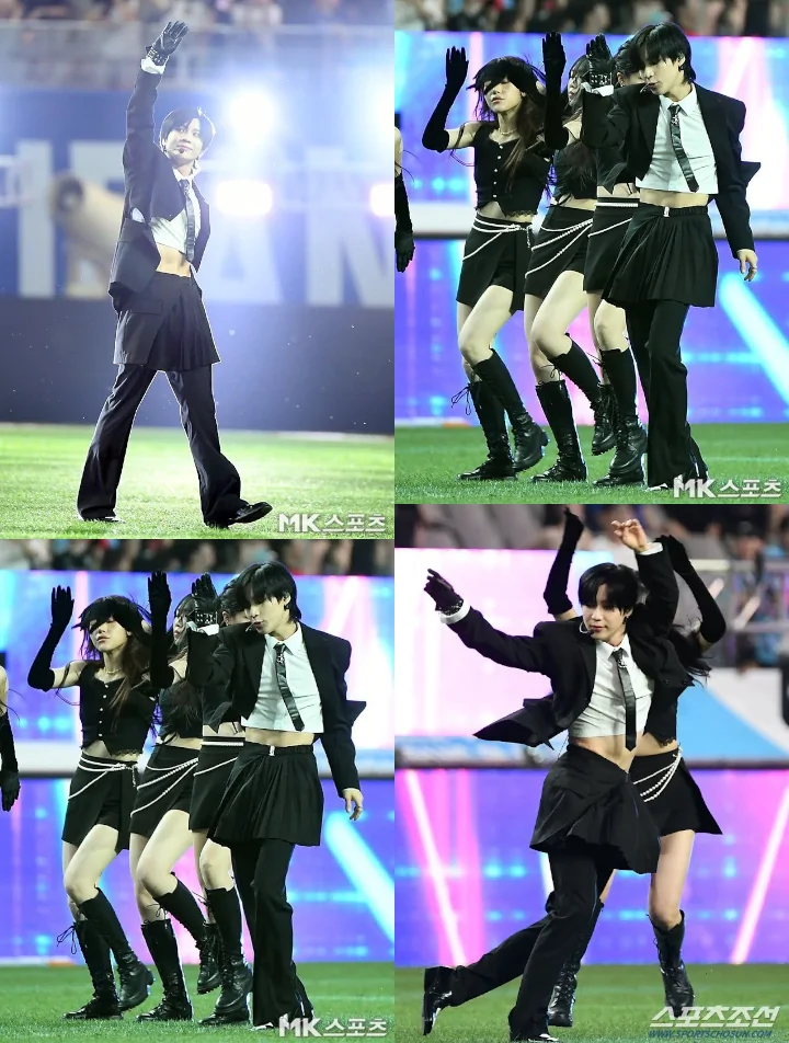 Taemin SHINee Perform Pakai Rok di Pertandingan Sepak Bola
