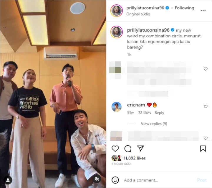 Prilly Latuconsina Pamer Circle Baru, Ada Eric Nam!