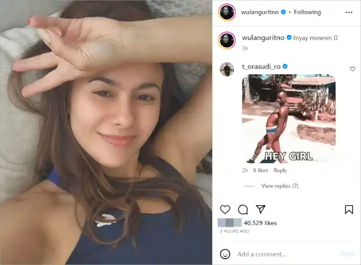 Wulan Guritno Tetap Cantik Paripurna Saat Rebahan, Komen Tora Sudiro Bikin Ngakak Wulan Guritno Tetap Cantik Paripurna Saat Rebahan, Komen Tora Sudiro Bikin Ngakak