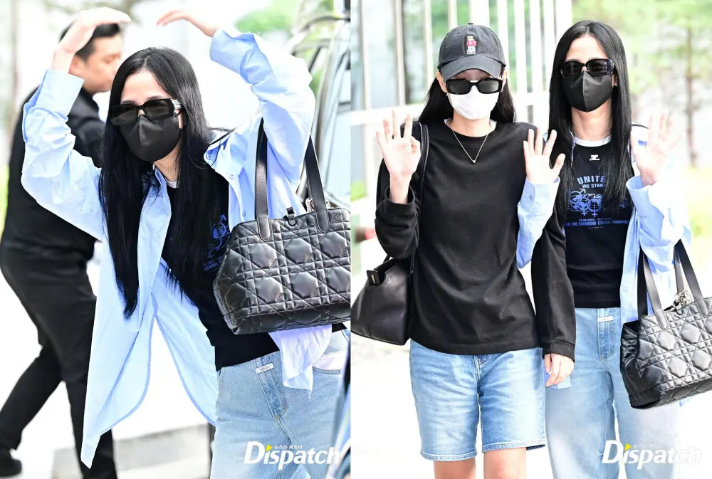 Jisoo BLACKPINK ketika pulang dari Vietnam