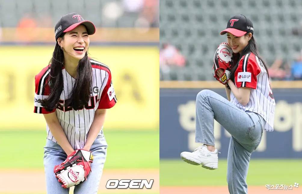 Lim Ji Yeon ketika menjadi pitcher LG Twins