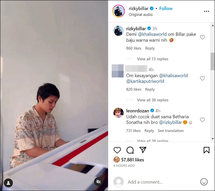 Diposesifin Anak Kartika Putri, Rizky Billar Langsung Ganti Gaya Outfit