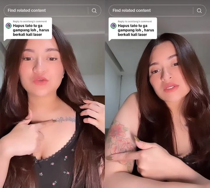 Nathalie Holscher Makin Berani Umbar Tato di Dada Seraya Pakai Baju Terbuka