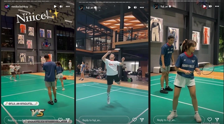 Idap Skoliosis, Fuji An Tetap Rajin Latihan Badminton Lawan Tim Thariq Halilintar