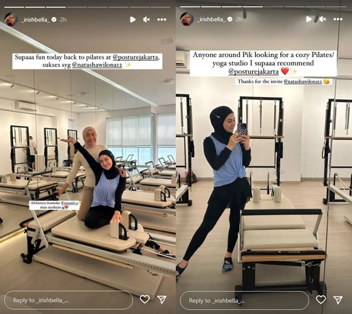 Irish Bella Pamer Body Goals di Tengah Kabar Ammar Zoni Bakal Disidang