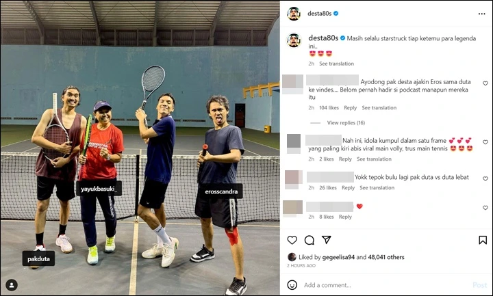 Sempat Viral Main Voli Bareng Warga, Duta Sheila on 7 Kini Sukses Bikin Desta Terpesona