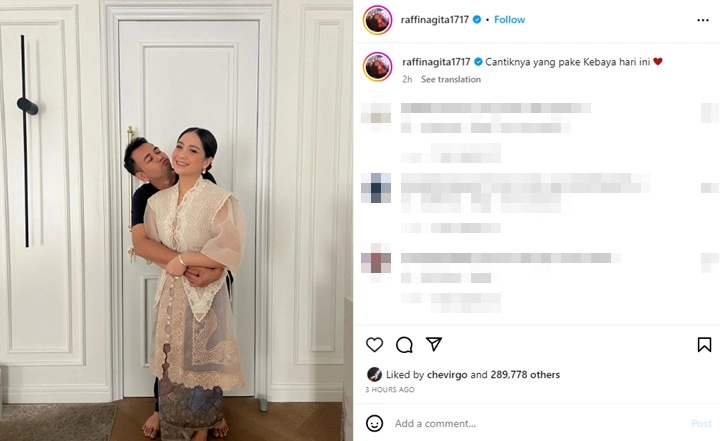 Kebaya Terawang Nagita Slavina Curi Fokus Saat Diundang ke Istana Negara