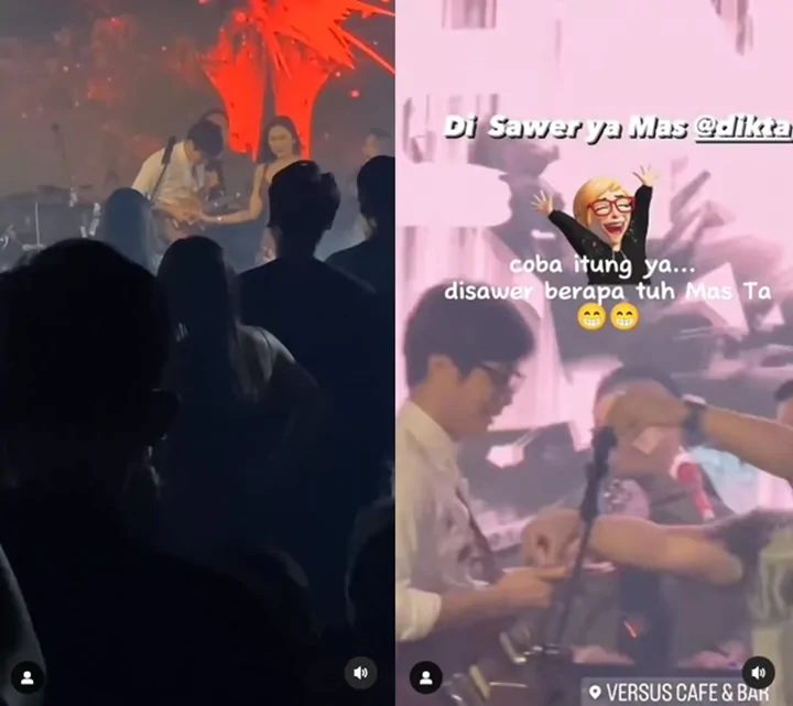 Reaksi Dikta Pertama Kali Disawer Cewek Cantik Saat Manggung Bikin Ngakak