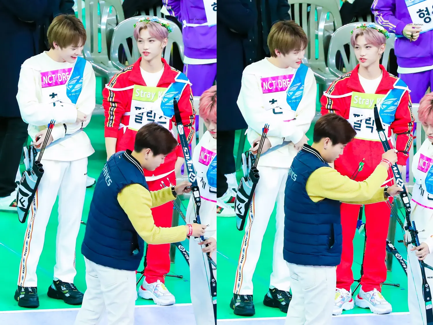 Chenle NCT dan Felix Stray Kids di ISAC 2019