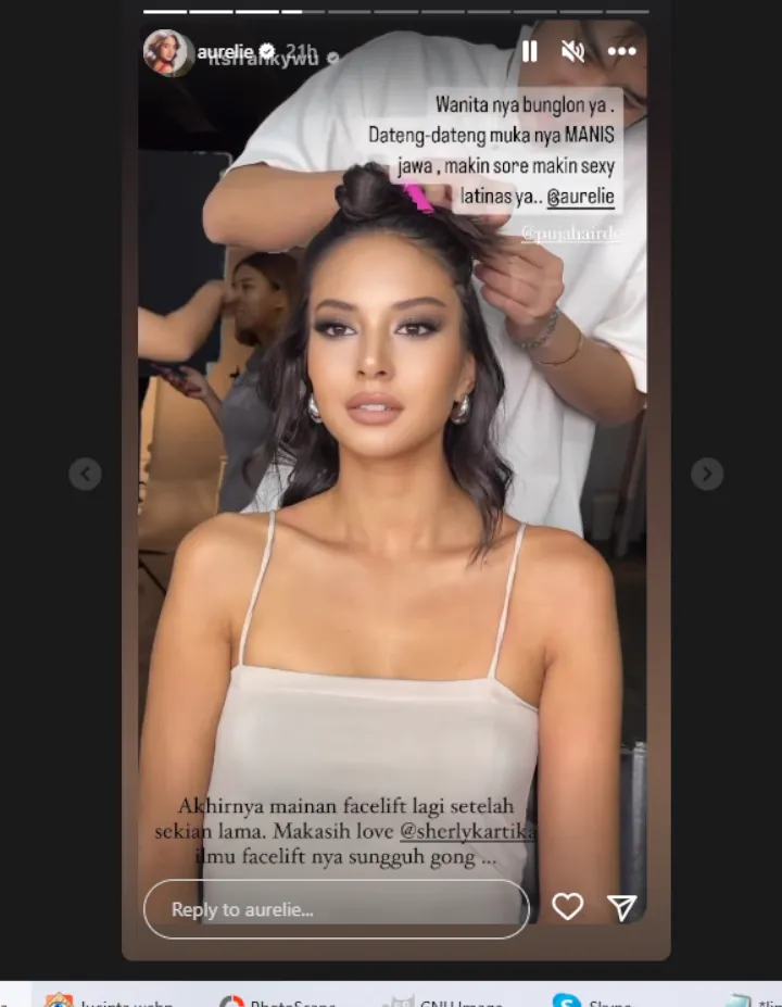 Kecantikan Aurelie Moeremans Bikin MUA Takjub, Bisa Berubah Dari Manis Jawa ke Seksi Latina
