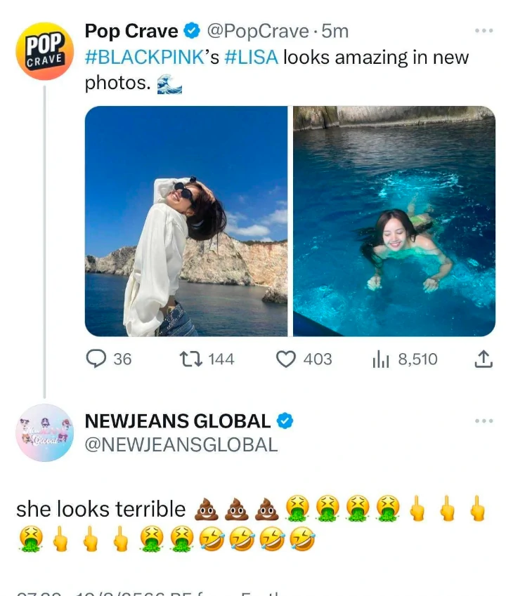Lisa BLACKPINK Dihina Fanbase Besar NewJeans Jadi Headline di Mana-mana