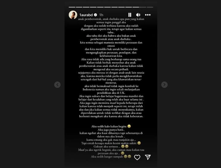 Putri Nikita Mirzani Mendadak Tumpahkan Unek-unek, Loly: Makin ke Sini Makin Sakit