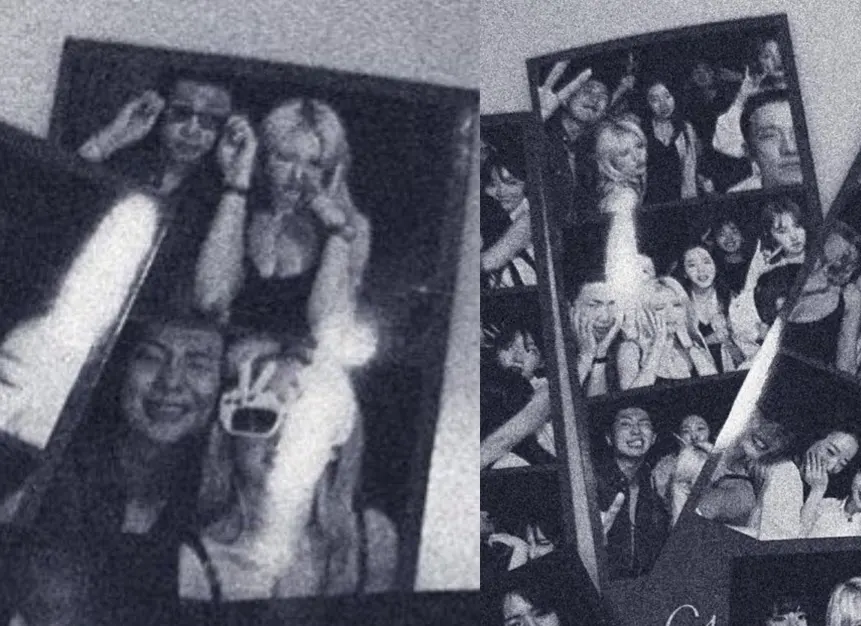 RM BTS dan Jeon Somi foto berdua