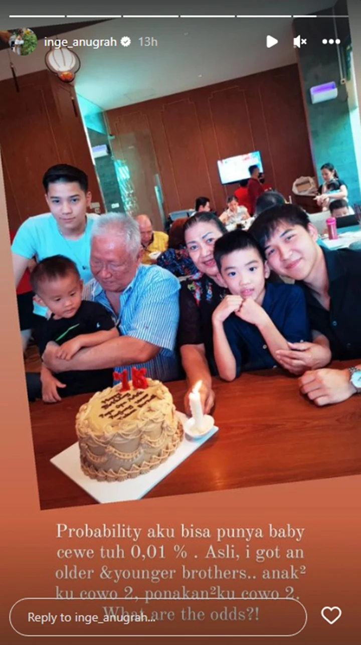 Ari Wibowo Ikut Rayakan Ultah Ayah Mertua, Curhatan Inge Anugrah Kocak
