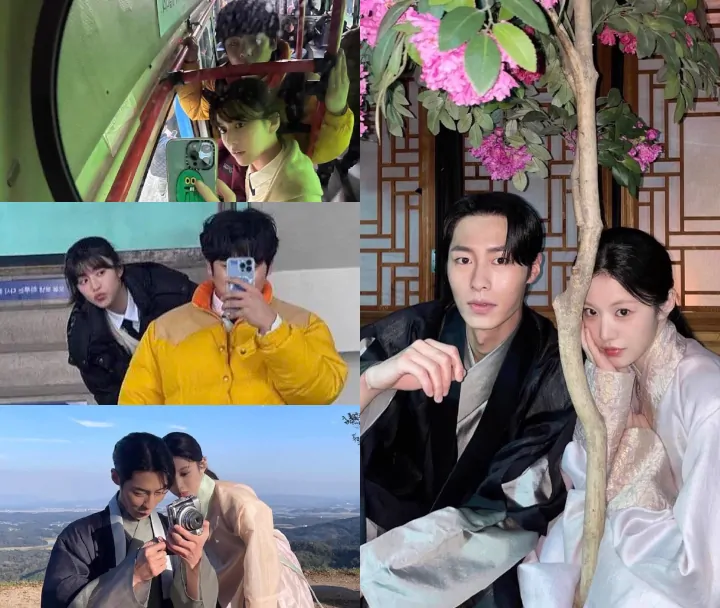 Cara Go Yoon Jung Ambil Foto Bareng Lee Jae Wook dan Kim Jung Ha Dibandingkan