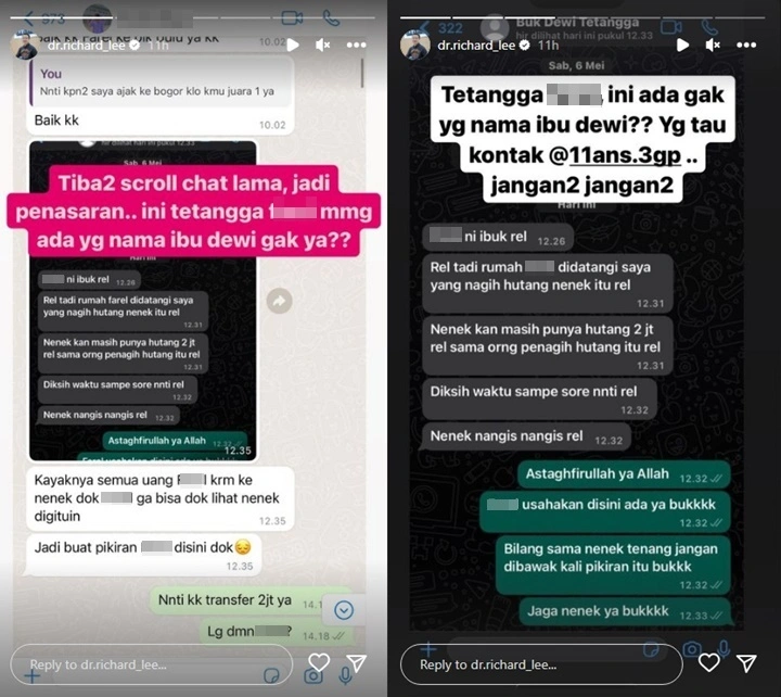 Dokter Richard Lee Sebar Chat Janggal dengan FA Bahas Utang
