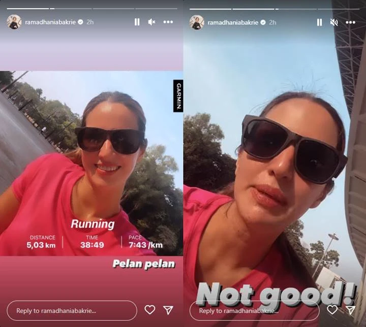 Nia Ramadhani Akui Kualitas Udara Buruk, Ngeluh Dada Sesak Saat Lari Pagi