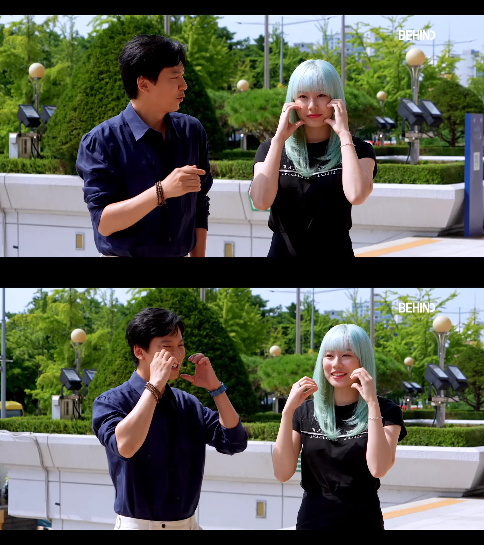 Kim Nam Gil terkejut dengan pose Park Yoo Na