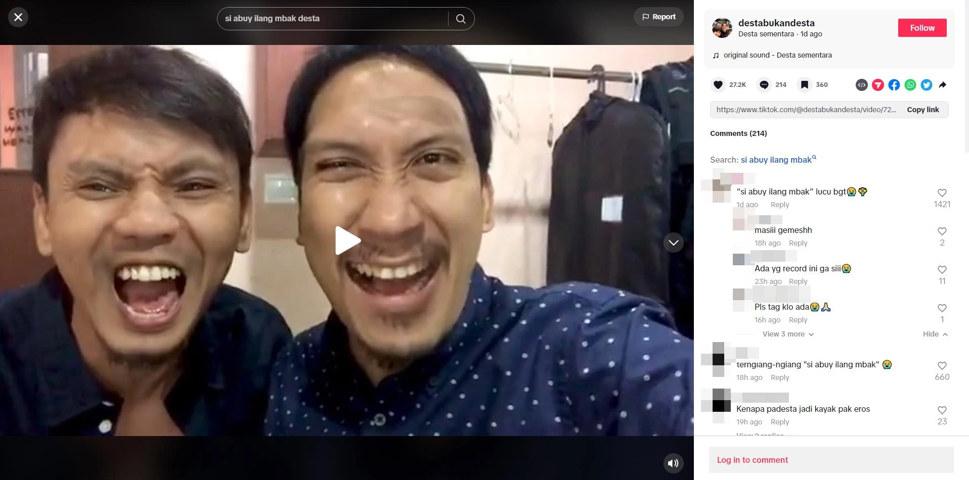 Reaksi Jenaka Desta Soal Keciduk Pakai Panggilan Sayang dengan Natasha Rizky Lagi