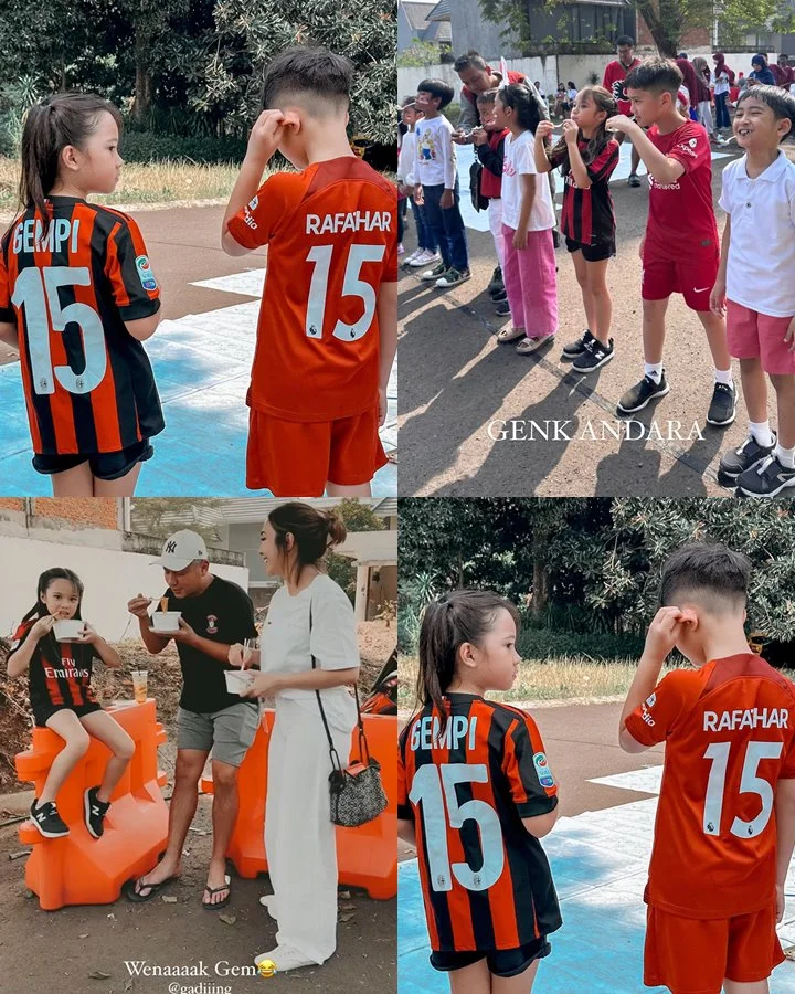 Gempita Nora Marten dan Rafathar Malik Ahmad