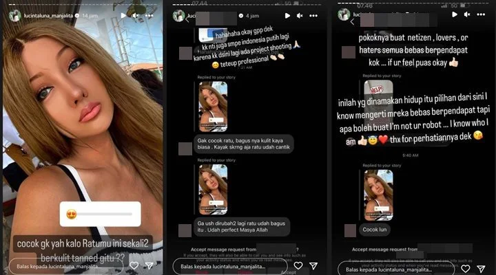 Lucinta Luna Pamer Kulitnya Makin Gelap, Dipuji Barbie Banget