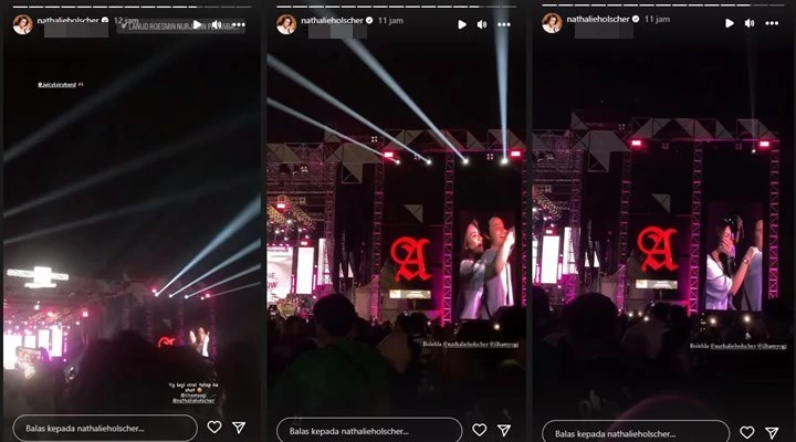 Nathalie Holscher Malu-Malu Usai Terciduk Mesra Dengan Yogi Ilham di Konser Nathalie Holscher Malu-Malu Usai Terciduk Mesra Dengan Yogi Ilham di Konser