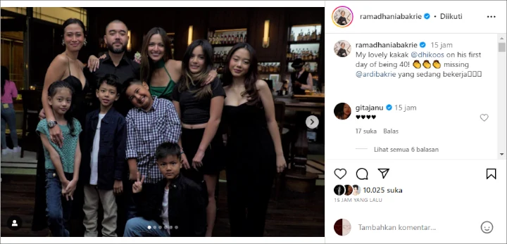 Nia Ramadhani Rayakan Ultah Kakak, Penampilan Mikha Sang Putri Paling Curi Perhatian Nia Ramadhani Rayakan Ultah Kakak, Penampilan Mikha Sang Putri Paling Curi Perhatian Nia Ramadhani Rayakan Ultah Kakak, Penampilan Mikha Sang Putri Paling Curi Perhatian