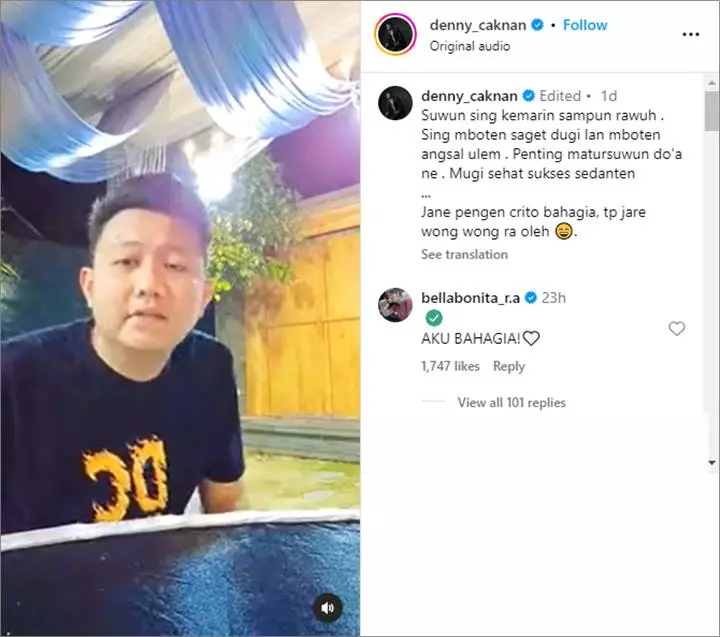 Denny Caknan Sebut Ada Cerita Bahagia Usai Acara Ngunduh Mantu, Tapi Dilarang Nge-spill