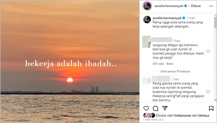 Aurel Hermansyah Singgung Orang Kerja Setengah-setengah Bikin Heboh, Penjelasan Atta Halilintar Adem