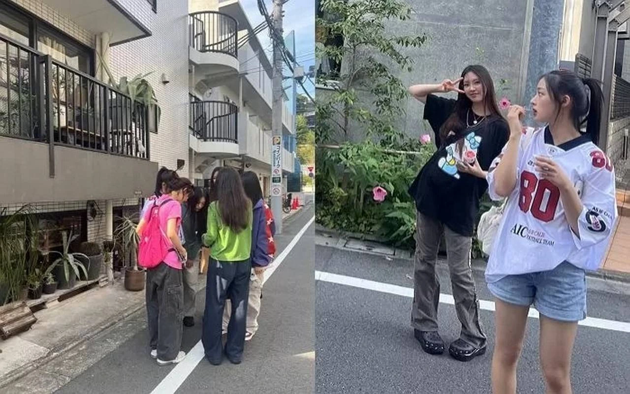 NewJeans Tampil Kasual  Bak Anak Sekolah Saat Jalan-Jalan Di Jepang Usai \'Summer Sonic\'