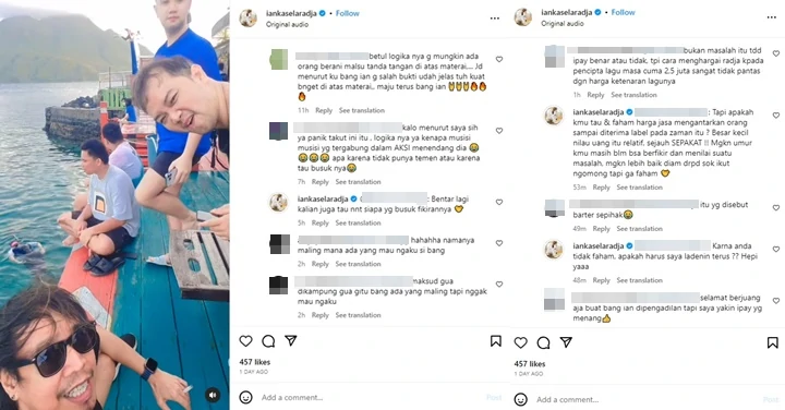 Dituding Bak Perampok, Ian Kasela Panas Terus Diserang Kubu Ipay