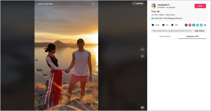 Cinta Laura Bikin Konten Ala Liburan Magic, Genggaman Tangan Arya Vasco Bikin Salfok