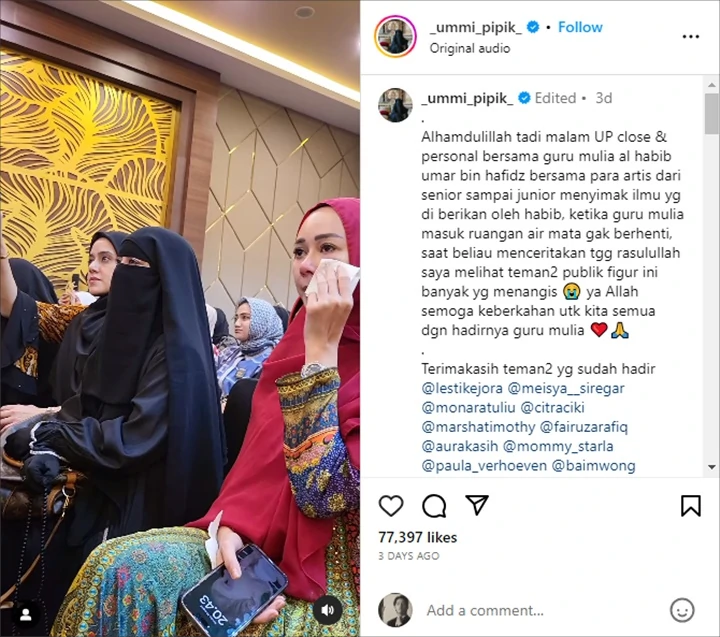 Aura Kasih Nangis Ingat Dosa Saat Bully Fisik Nagita Slavina