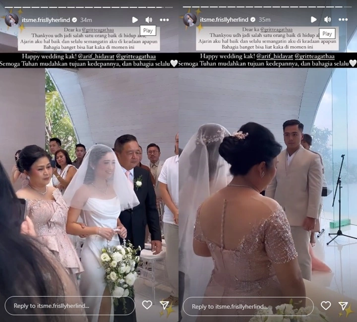 Wakili Gisella Anastasia, Gempi Tampil Cantik Jadi Pengiring Pengantin Gritte Agatha