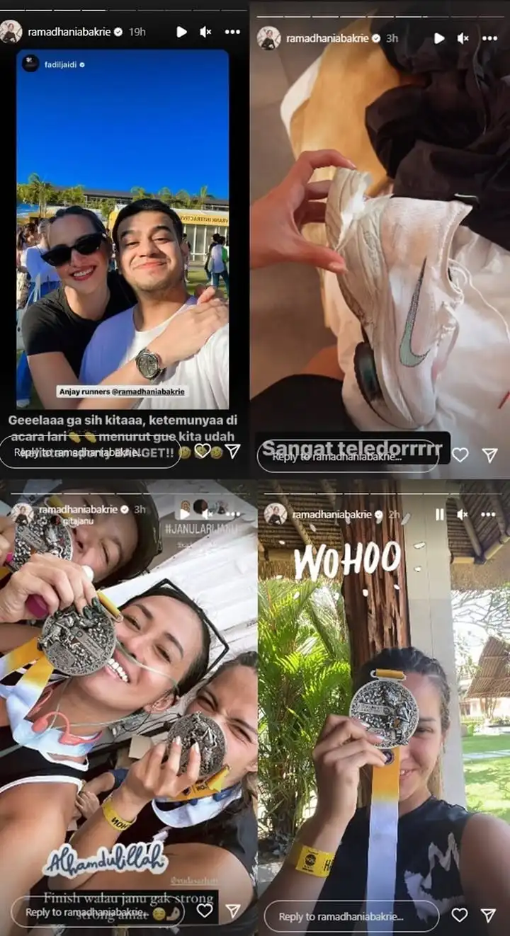 Sepatu Jebol Nia Ramadhani