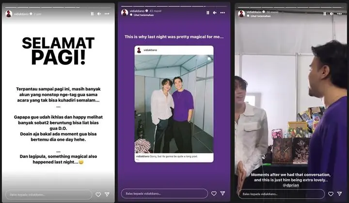 Ikhlas Tak Bisa Jumpa Bias, Vidi Aldiano Pamer Kesempatan Manis Ngobrol Bareng DPR IAN