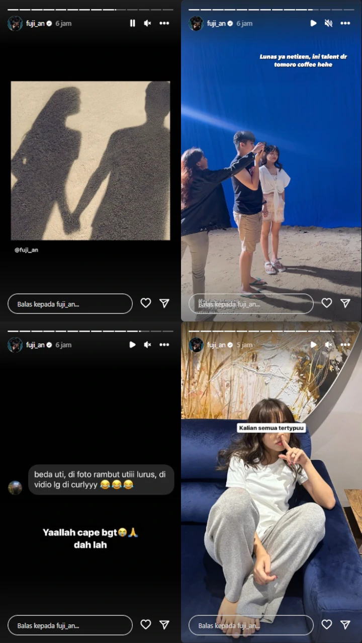 Fuji An Perkenalkan Sosok Pria Misterius yang Gandeng Tangannya Fuji An Perkenalkan Sosok Pria Misterius yang Gandeng Tangannya Fuji An Perkenalkan Sosok Pria Misterius yang Gandeng Tangannya