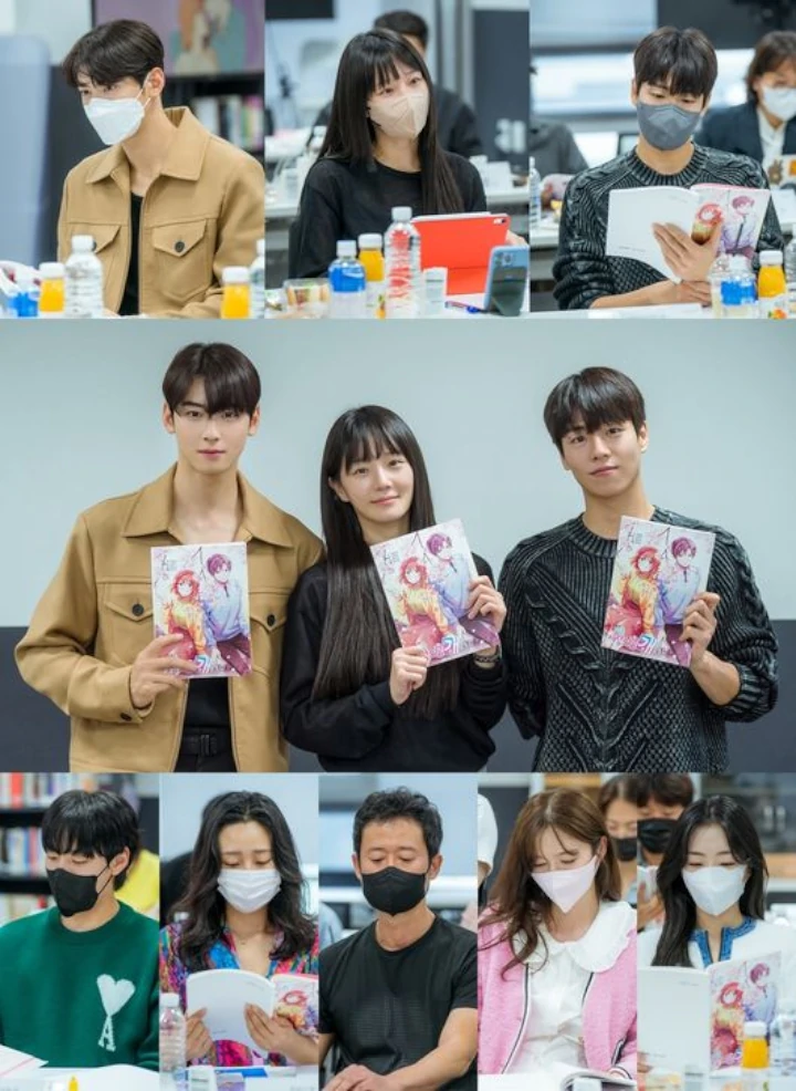 Cha Eunwoo dan Park Gyu Young Pamer Chemistry di Pembacaan Naskah \'A Good Day to be a Dog\'