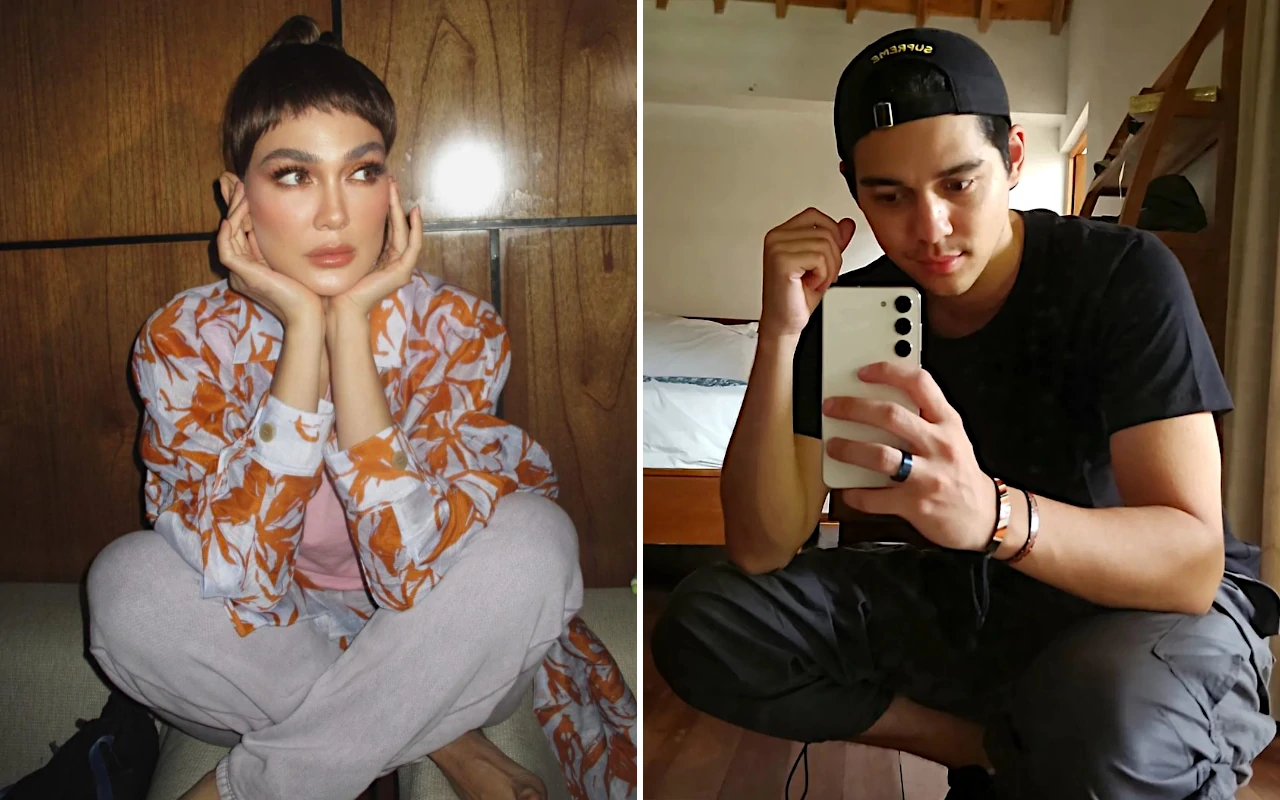 Reaksi Luna Maya Usai Dapat Kado Bantal Wajahnya dengan Maxime Bouttier