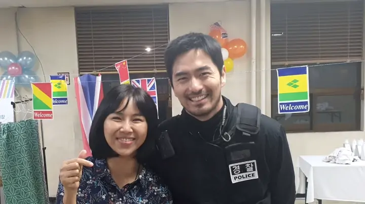 Yannie Kim dengan Lee Jin Wook
