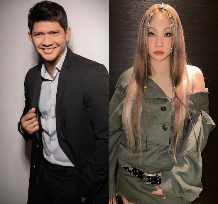 Iko Uwais dengan CL eks 2NE1
