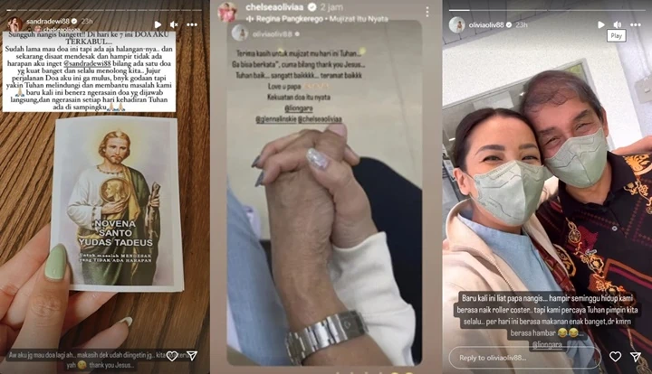 Sandra Dewi Bikin Chelsea Olivia Nangis Kejer, Diduga Soal Kondisi Kesehatan Sang Ayah