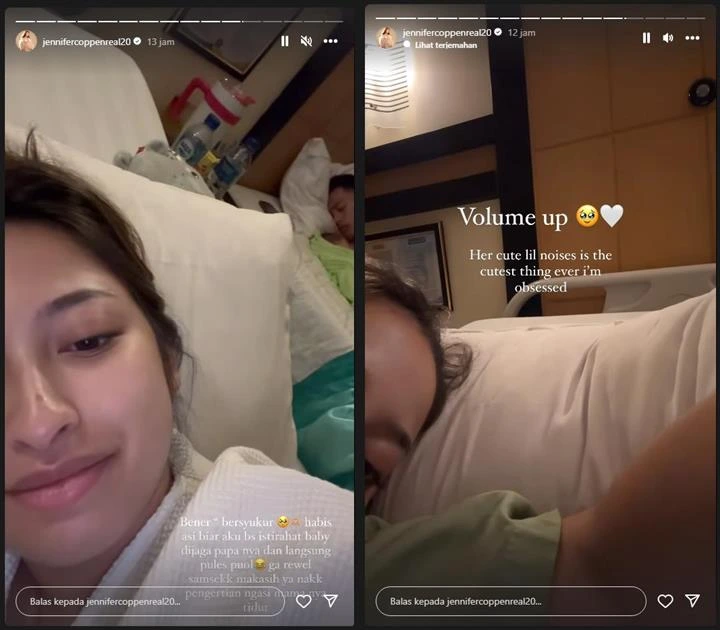 Jennifer Coppen Pamer Video Lucu Buah Hati, Ungkap Kenikmatan Jadi Seorang Ibu