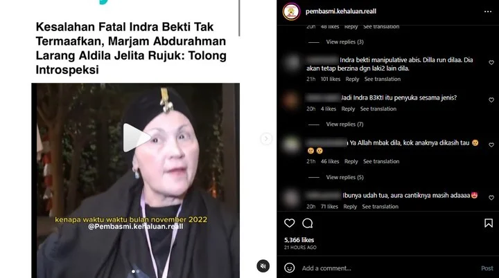 Aldila Jelita Korban Manipulasi Emosi Indra Bekti?