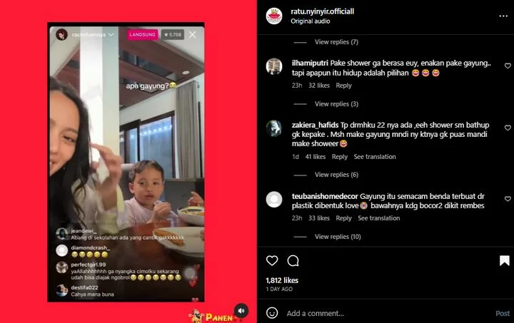 Xabiru Putra Rachel Vennya Ditanya Soal gayung